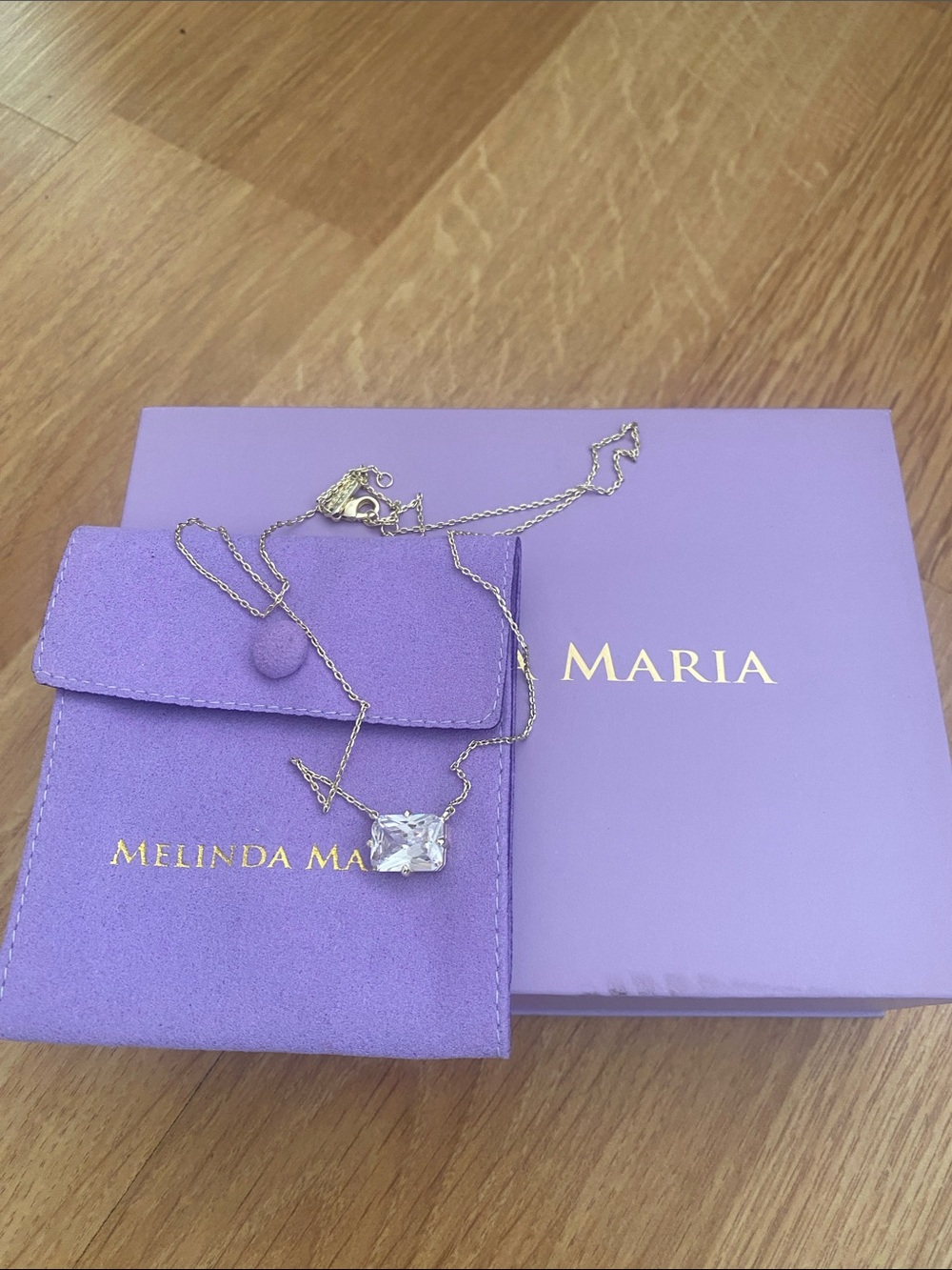 Melinda Maria Gold Chain Necklace